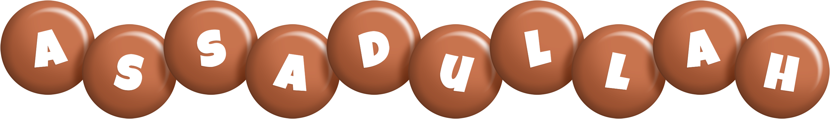 Assadullah candy-brown logo