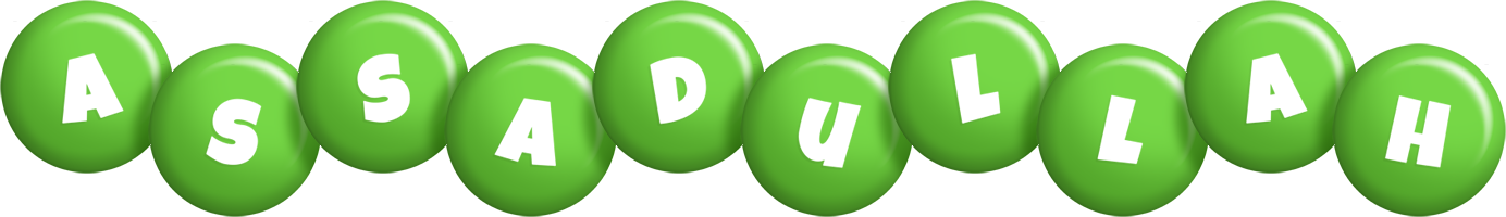 Assadullah candy-green logo