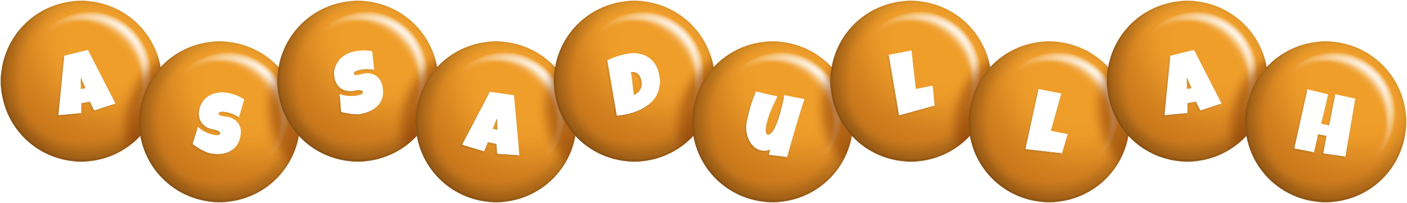 Assadullah candy-orange logo