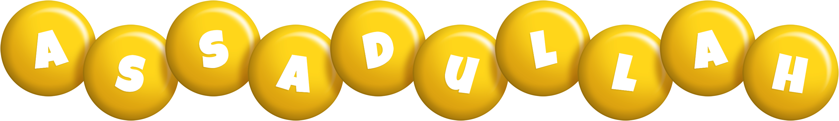 Assadullah candy-yellow logo