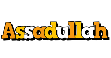 Assadullah cartoon logo