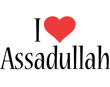 Assadullah i-love logo