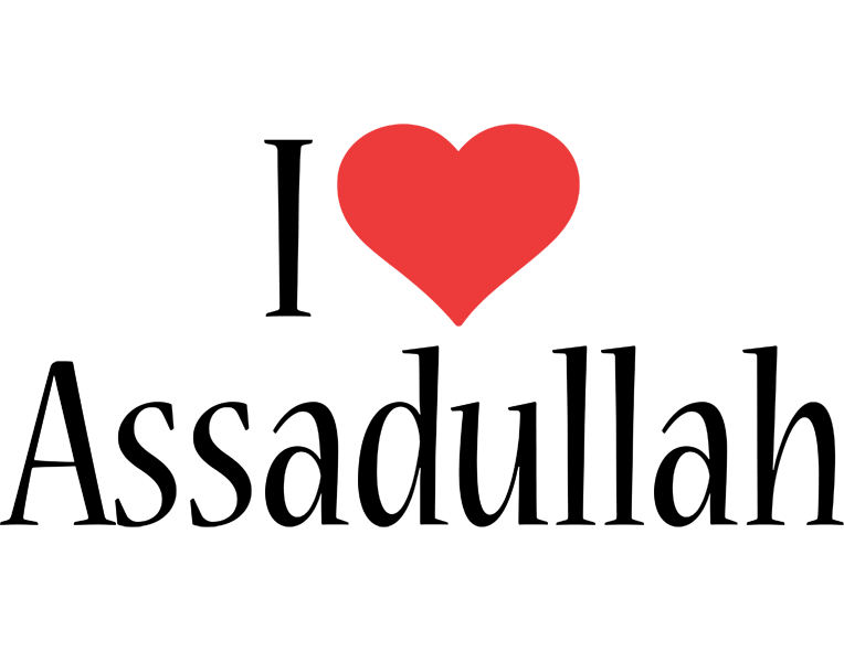 Assadullah i-love logo