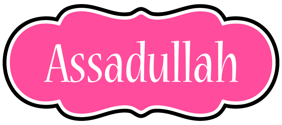 Assadullah invitation logo