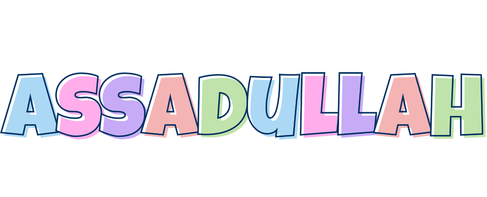Assadullah pastel logo