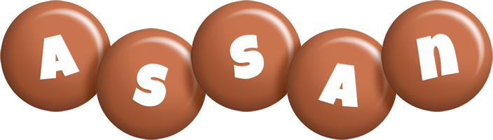 Assan candy-brown logo