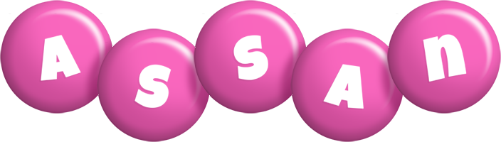 Assan candy-pink logo