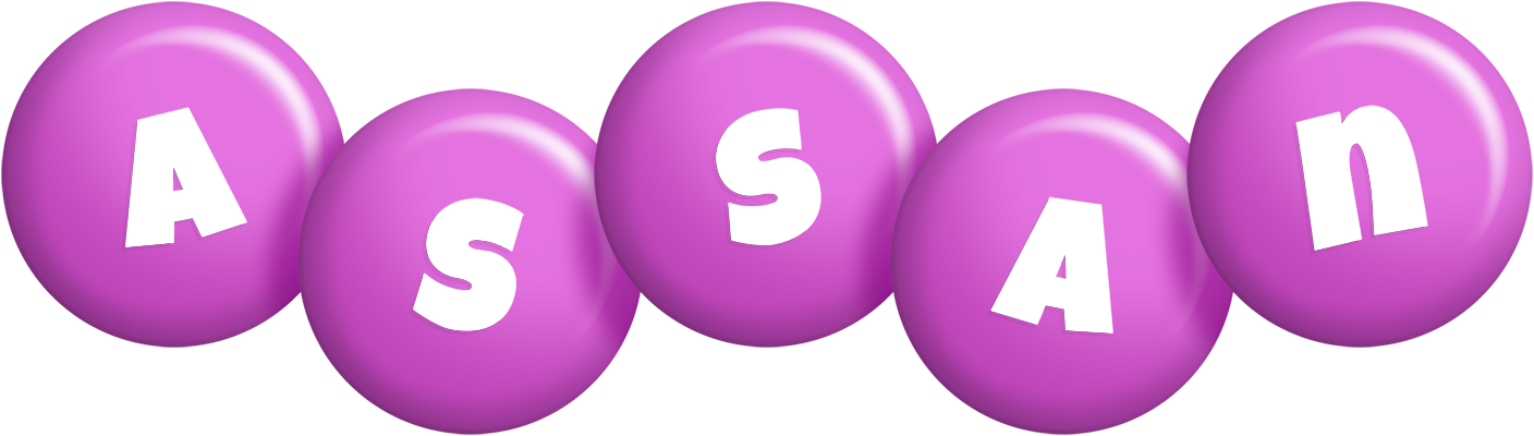 Assan candy-purple logo