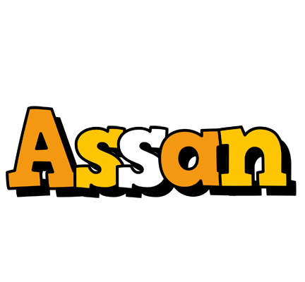 Assan cartoon logo