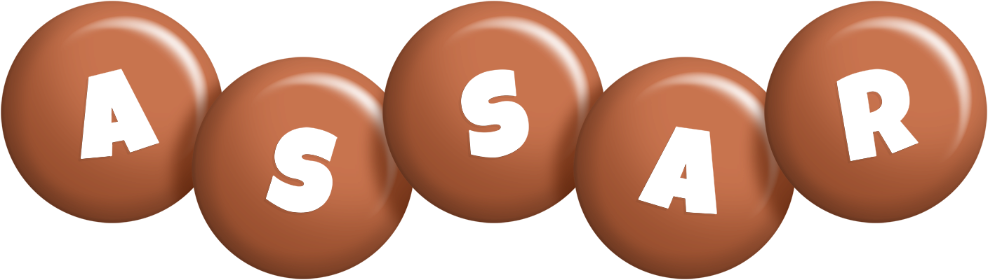 Assar candy-brown logo