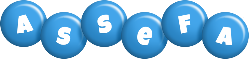 Assefa candy-blue logo