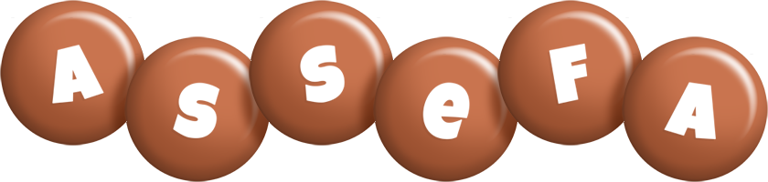 Assefa candy-brown logo