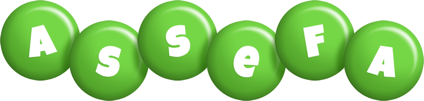 Assefa candy-green logo