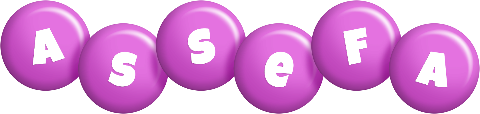 Assefa candy-purple logo