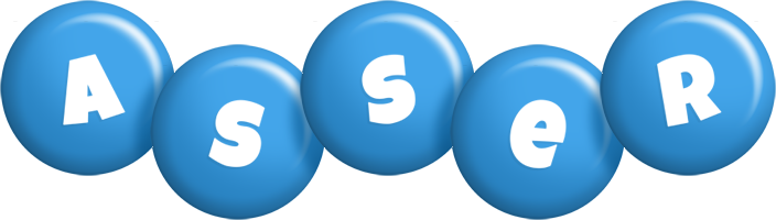 Asser candy-blue logo