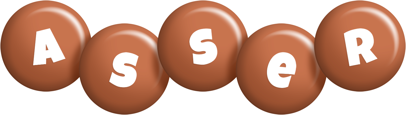 Asser candy-brown logo