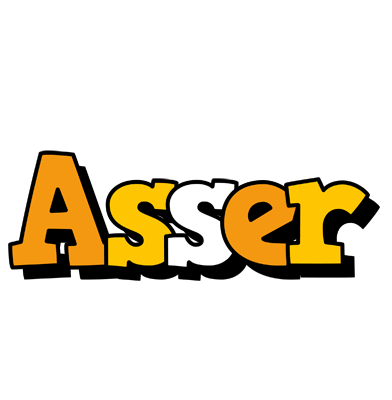 Asser cartoon logo