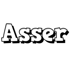 Asser snowing logo