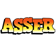 Asser sunset logo
