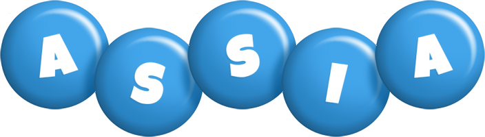 Assia candy-blue logo