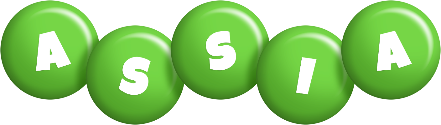 Assia candy-green logo