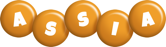 Assia candy-orange logo