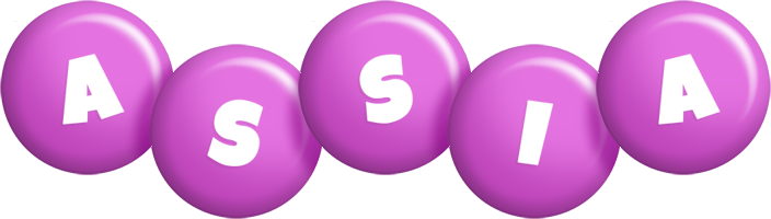 Assia candy-purple logo