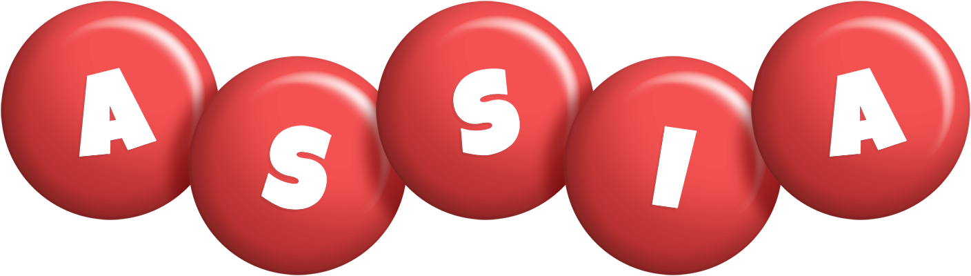 Assia candy-red logo