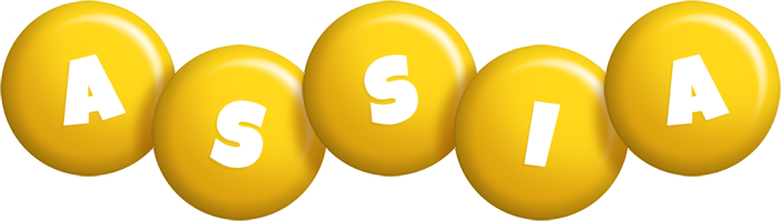 Assia candy-yellow logo