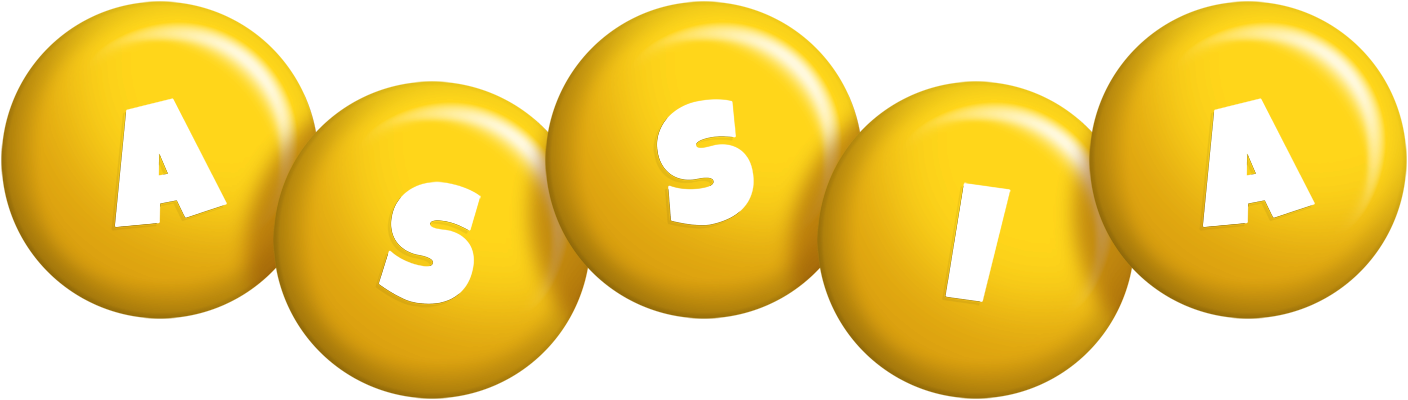 Assia candy-yellow logo