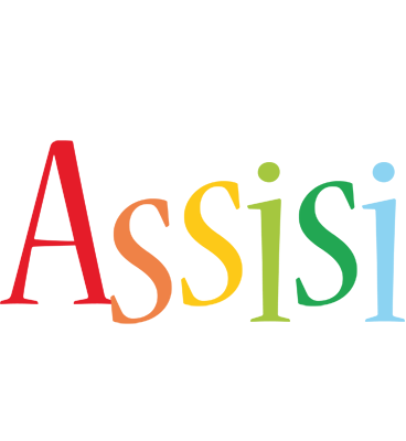 Assisi birthday logo