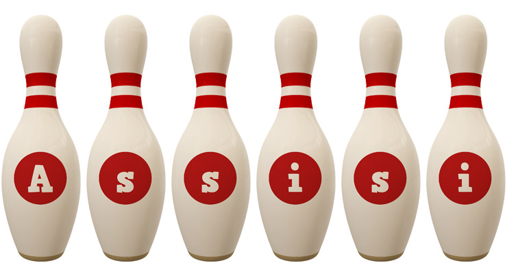 Assisi bowling-pin logo
