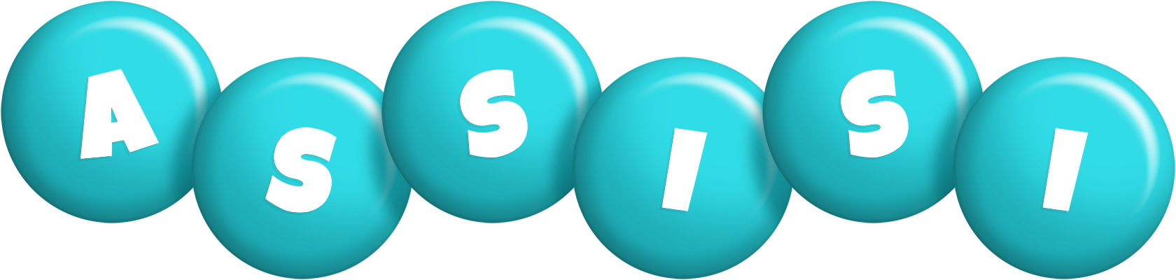 Assisi candy-azur logo