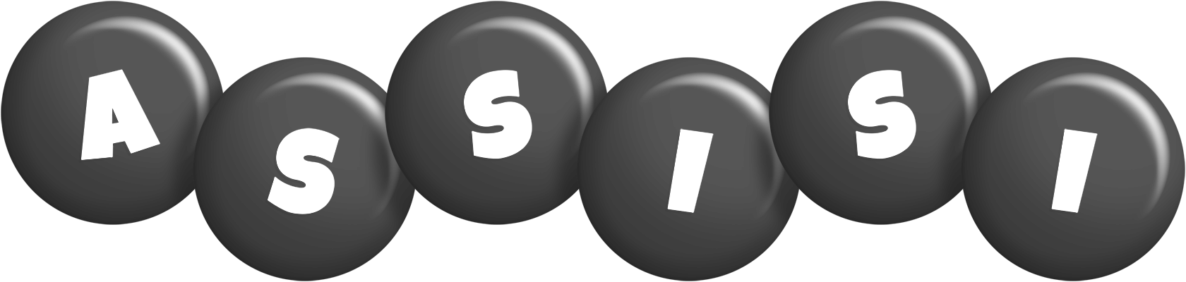 Assisi candy-black logo