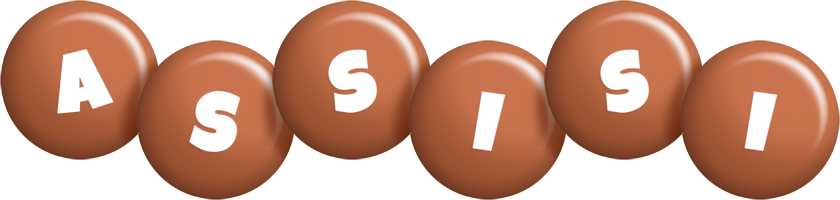 Assisi candy-brown logo