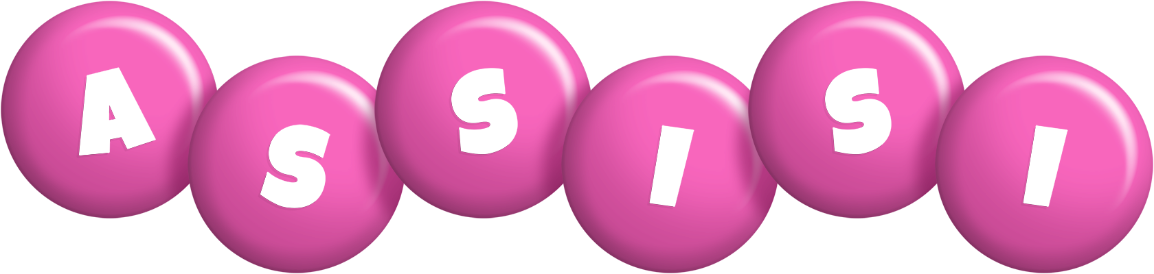 Assisi candy-pink logo