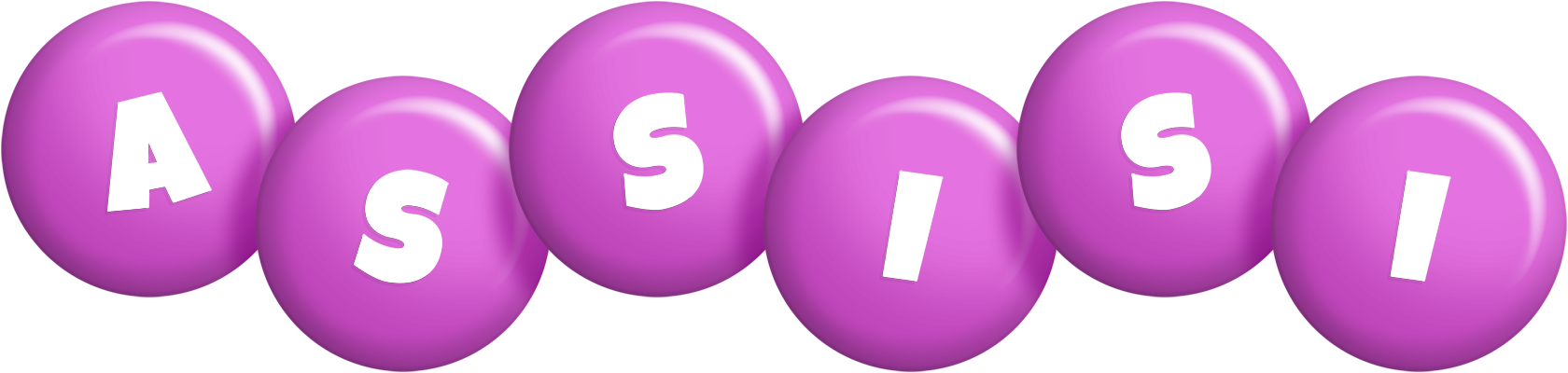 Assisi candy-purple logo