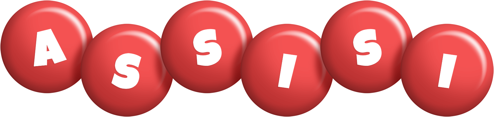 Assisi candy-red logo
