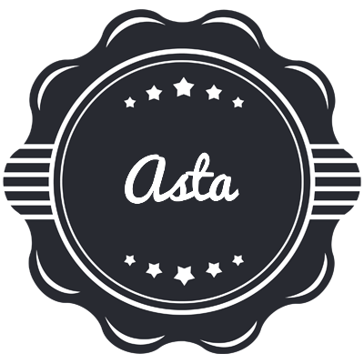 Asta badge logo
