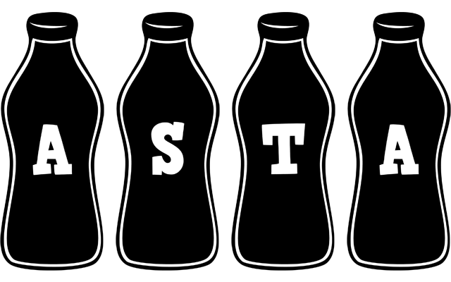 Asta bottle logo