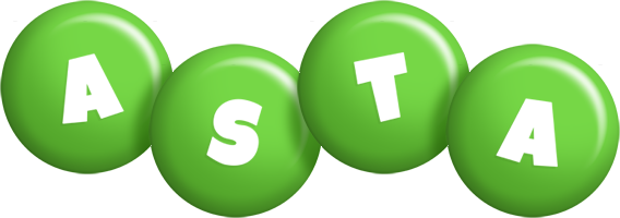 Asta candy-green logo