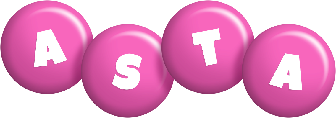 Asta candy-pink logo