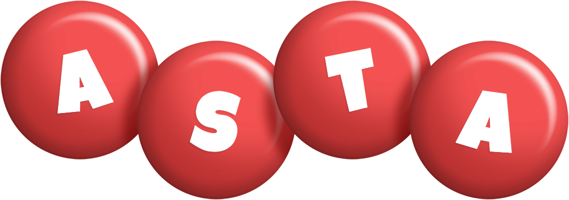 Asta candy-red logo