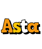 Asta cartoon logo