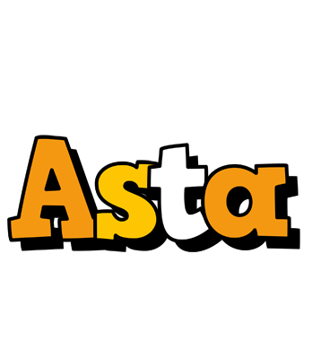 Asta cartoon logo