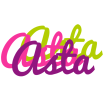 Asta flowers logo