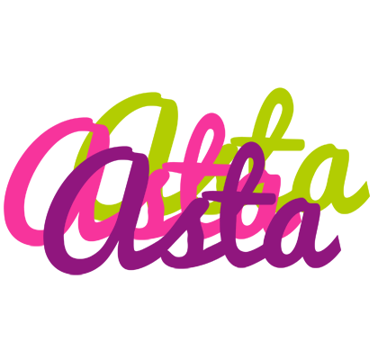 Asta flowers logo