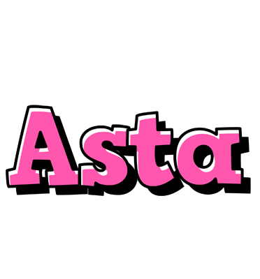 Asta girlish logo