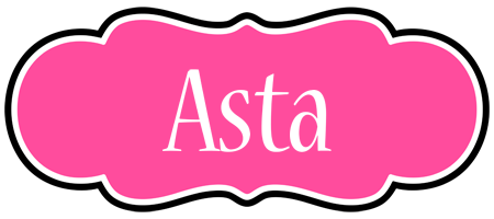 Asta invitation logo