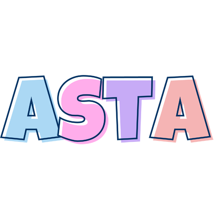 Asta pastel logo